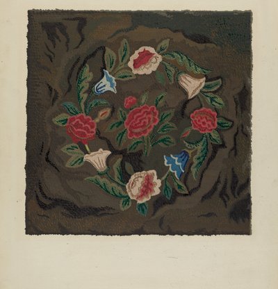 Gehaakte Tapijt, c. 1936 door Jules Lefevere