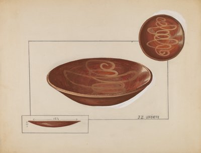 Taartbord door Jules Lefevere