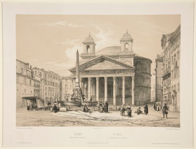 Rome, Pantheon door Jules Monthelier
