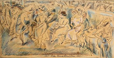 Le Quadrille door Jules Pascin