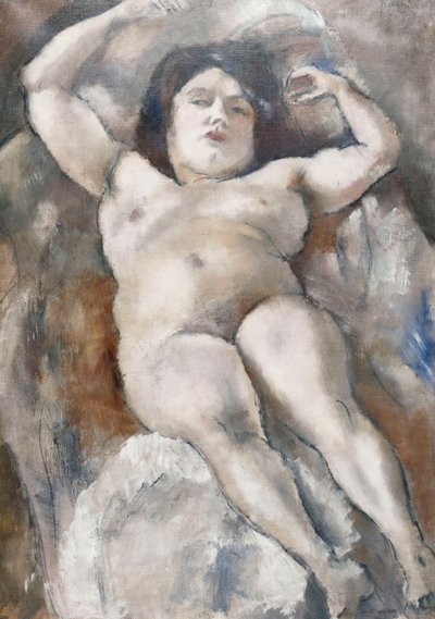 Naakt; Nu, 1923 door Jules Pascin