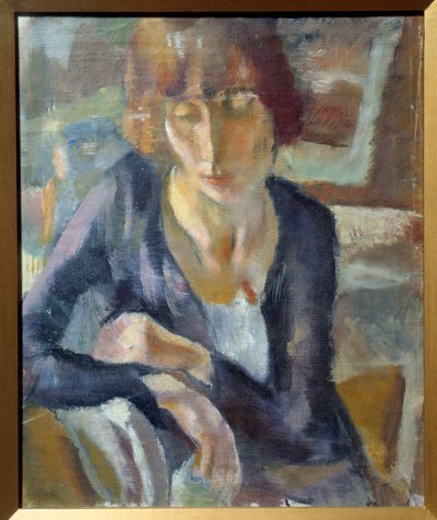 Portret van Hermine David door Jules Pascin