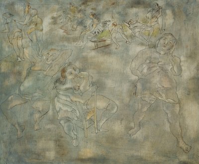 De gevangenen, c.1923-25 door Jules Pascin