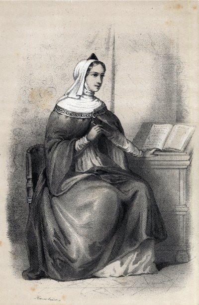Anna Comnena (1083-1153), dochter van de Byzantijnse keizer Alexios I Komnenos door Jules and Raunheim Hermann David