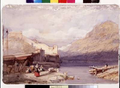 Landschap van Noord-Italië door Jules Romain Joyant