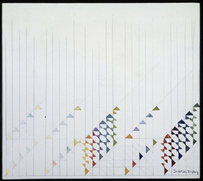 Futuristische kunst door Jules Schmalzigang, circa 1914 door Jules Schmalzigaug