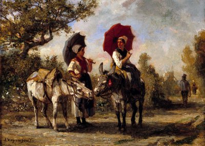 De wandeling met een ezel door Jules Veyrassat