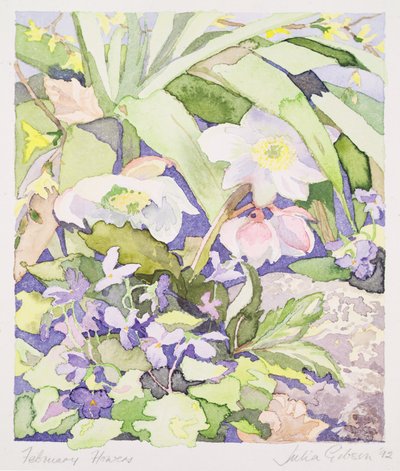 Februaribloemen door Julia Gibson