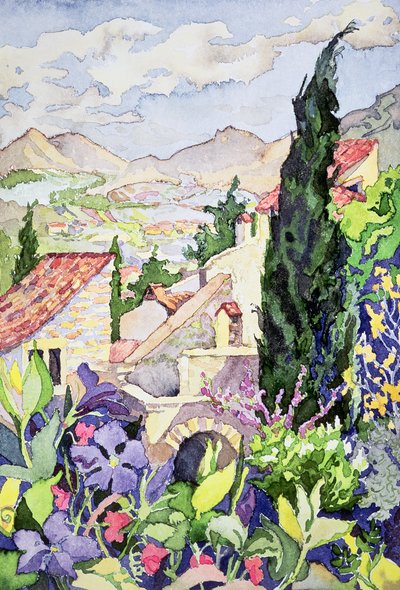 De oude stad Vaison door Julia Gibson