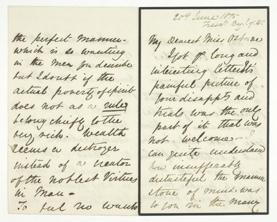 Handgeschreven Brief, 20 juni 1875 door Julia Margaret Cameron