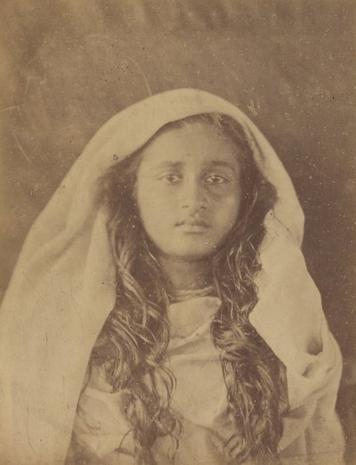 Ceylonese Vrouw, 1875-79 door Julia Margaret Cameron