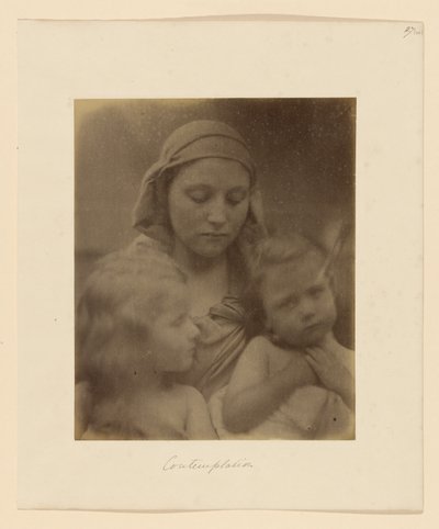 Contemplatie door Julia Margaret Cameron