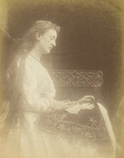 Elaine, ca. 1874 door Julia Margaret Cameron