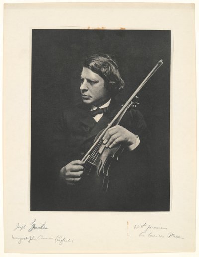 Joseph Joachim door Julia Margaret Cameron