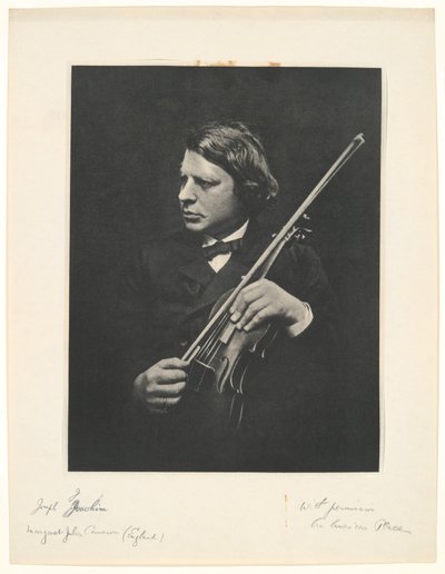 Joseph Joachim door Julia Margaret Cameron