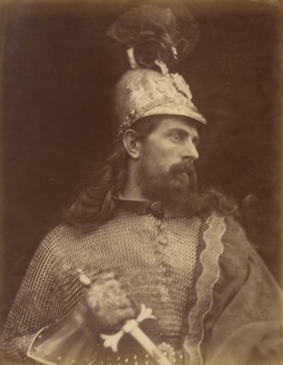 Koning Arthur, september 1874 door Julia Margaret Cameron