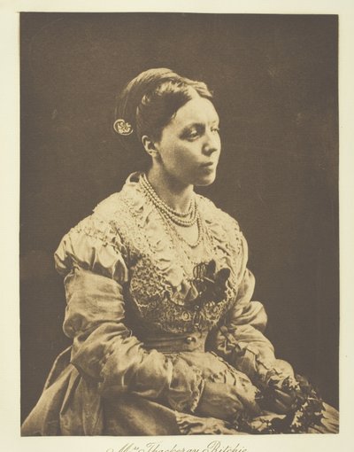 Mevrouw Thackeray Ritchie door Julia Margaret Cameron