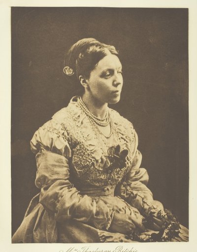 Mrs. Thackeray Ritchie door Julia Margaret Cameron