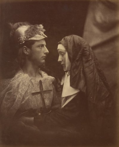 Sir Galahad en de Bleke Non, 1874 door Julia Margaret Cameron