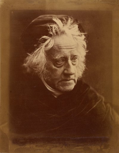 Sir J.F.W. Herschel door Julia Margaret Cameron
