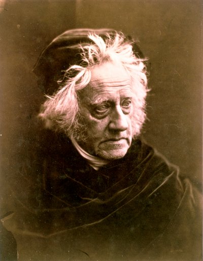 Sir John Frederick William Herschel, Britse astronoom, 1867 door Julia Margaret Cameron