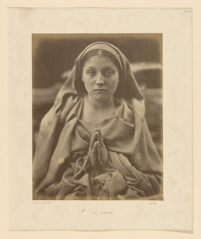 St. Agnes door Julia Margaret Cameron