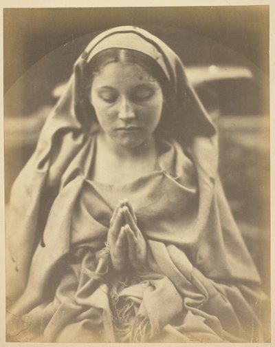 St. Agnes, 1864-65 door Julia Margaret Cameron