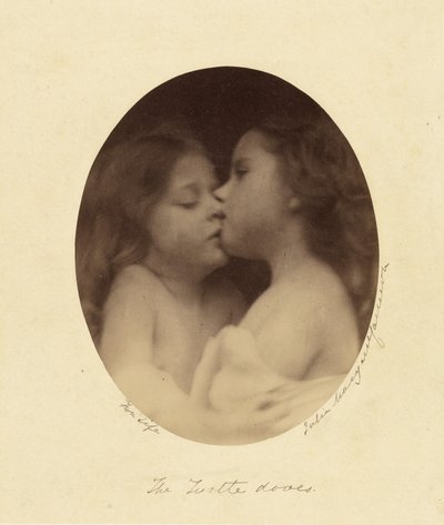 De tortelduiven door Julia Margaret Cameron