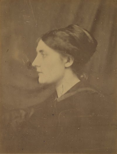 [Onbekende Vrouw in Profiel] door Julia Margaret Cameron