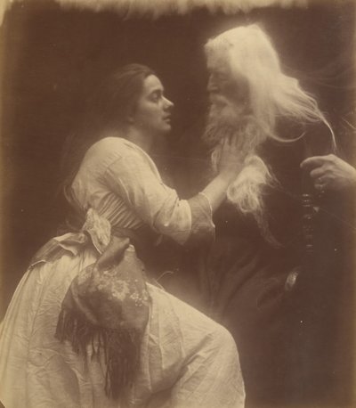 Vivien en Merlin door Julia Margaret Cameron