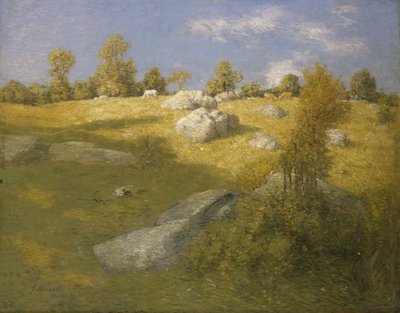 Hoogland Weide, ca. 1905 door Julian Alden Weir