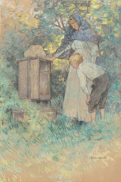 De Bijen Observeren door Julian Alden Weir