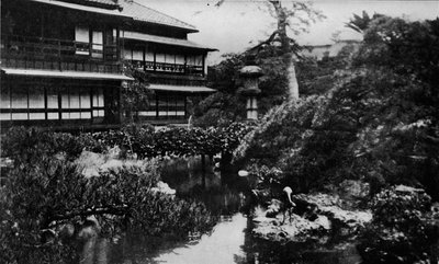 Een theehuis tuin, Tokio. Landschapsarchitectuur met thema van vulkanische oorsprong, ca. 1900, 1921 door Julian Leonard Street