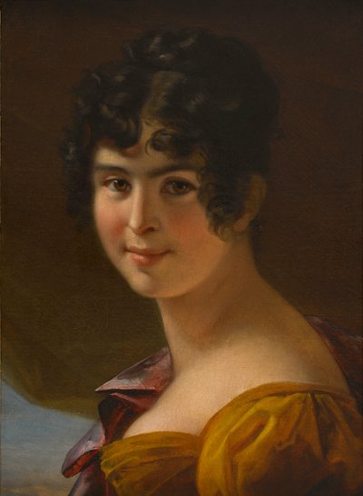 Portret van Adèle Foucher 1803-1868, ca. 1820 door Julie Duvidal de Montferrier