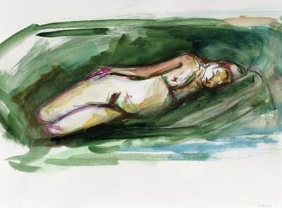 Liggende naakt, 2015 door Julie Held