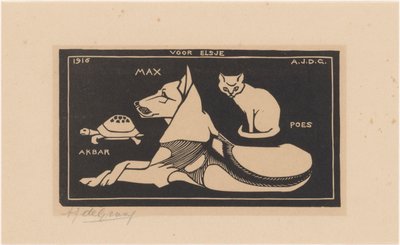 Akbar, Max, Poes door Julie de Graag (signed by artist)