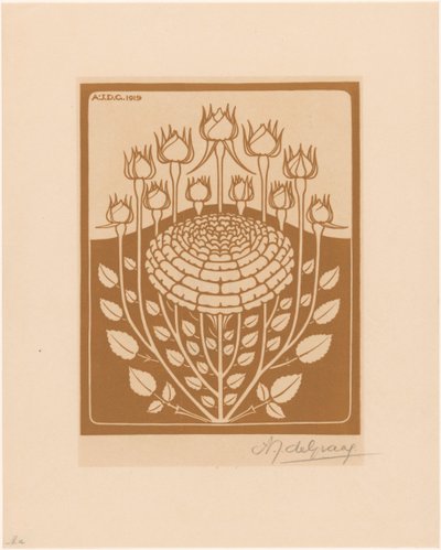 Rozenstruik door Julie de Graag (signed by artist)