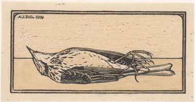 Dood vogeltje door Julie de Graag