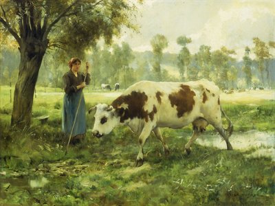 Koeien in de wei door Julien Dupre