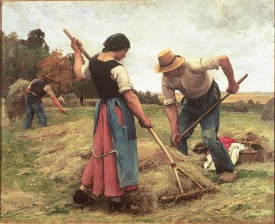 Hooien, 1880 door Julien Dupre