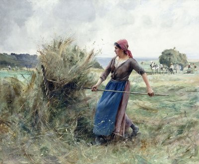 Boer en Hooi door Julien Dupre