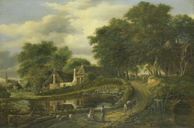 Landschap door Julien Joseph Ducorron