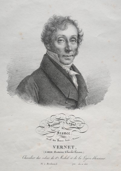 Carl Vernet door Julien Leopold Boilly