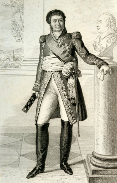 Henri Jacques-Guillaume Clarke, 1804, 1839 door Julien Leopold Boilly