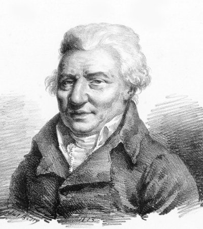 Portret van de componist Pierre-Alexandre Monsigny, 1823 door Julien Leopold Boilly
