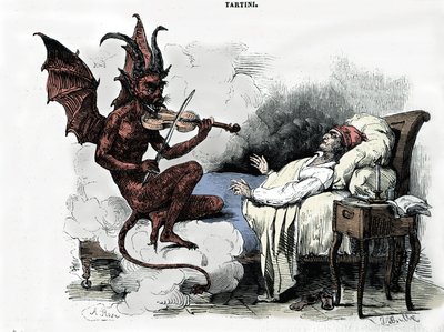 De droom van componist Giuseppe Tartini (1692-1770): in zijn 