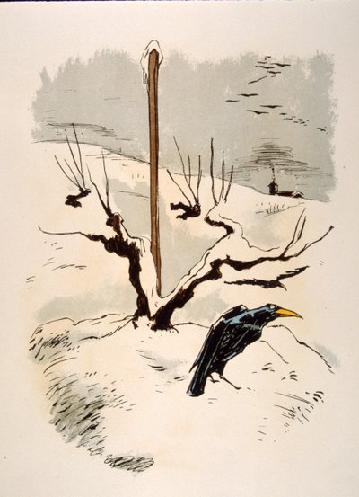 Humoristische wijnillustratie 1946. Illustratie door Julien Pavil door Julien Pavil