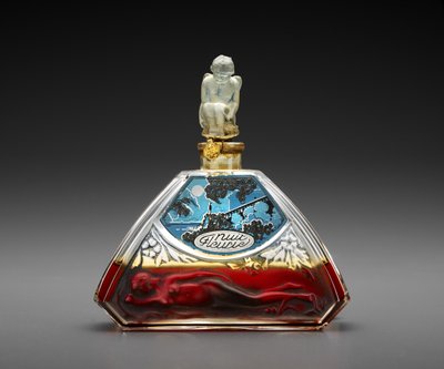 Nuit Fleurie, fles ontworpen c. 1920, gemaakt c. 1930 door Julien Viard