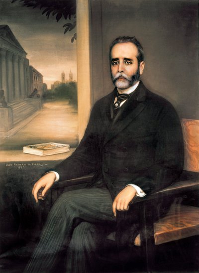 Portret van Jose Sanchez Guerra (1859-1935), Spaanse politicus, advocaat en journalist door Julio Romero de Torres