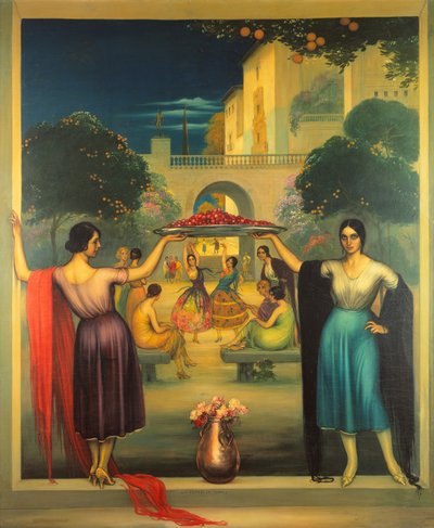 Lente Primavera, ca. 1915 door Julio Romero de Torres